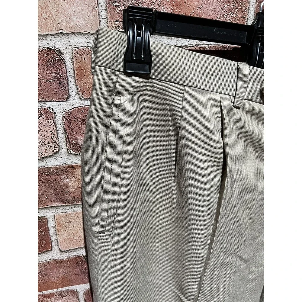 Polo Ralph Lauren Mens Dress Slack Pants Modern Fit Size‎ 34x34 Grey/Tan Cuffed